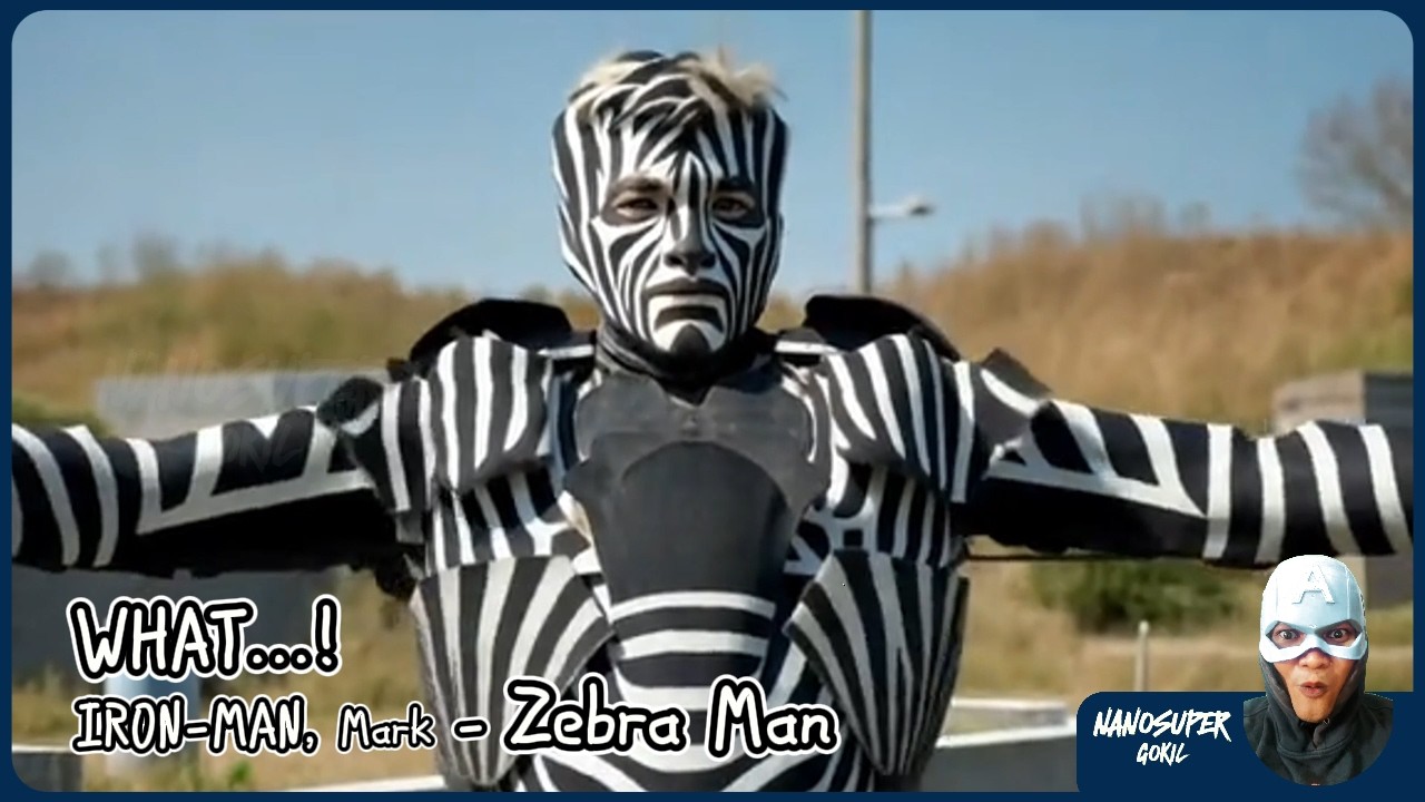 WHAT...! IRON-MAN, Mark – Zebra Man 🦓🦾🤯🔥