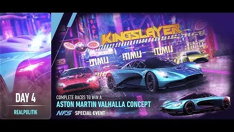 Aston Martin Valhalla Concept | Kingslayer | Need For Speed: No Limits | Day 4