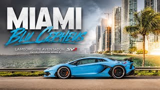 Blu Cepheus Lamborghini Aventador SVJ by @VelosDesignwerks
