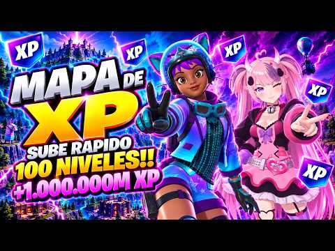 SUPER MAPA DE XP FORTNITE COMO SUBIR RAPIDO DE NIVEL PASE DE BATALLA TEMPORADA 4 AL 100 OG