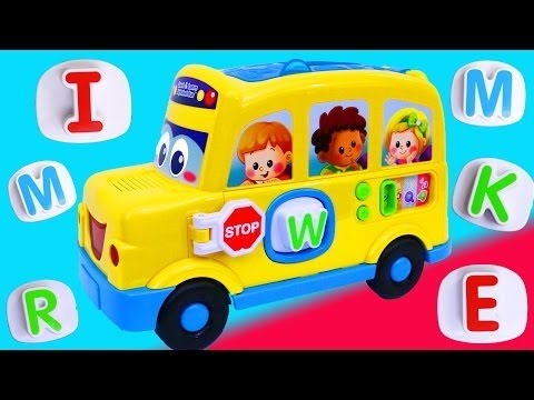 BABY Toys! VTech Count & Learn Alphabet Bus Learning Spelling Phonics Numbers Colors Counting