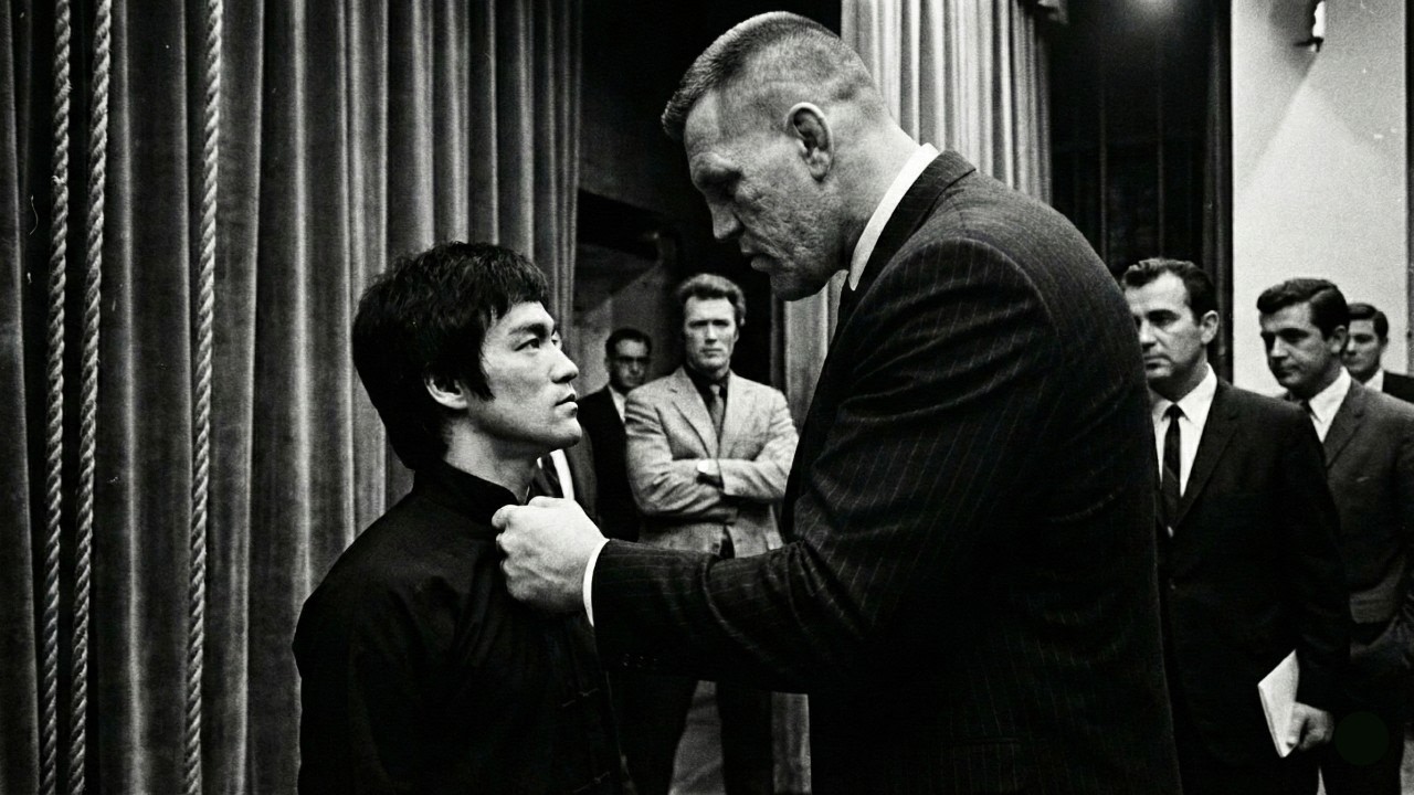 Clint Eastwood 350 lb Bodyguard ATTACKED Bruce Lee Backstage —Clint Eastwood Watched Him Get CRUSHED