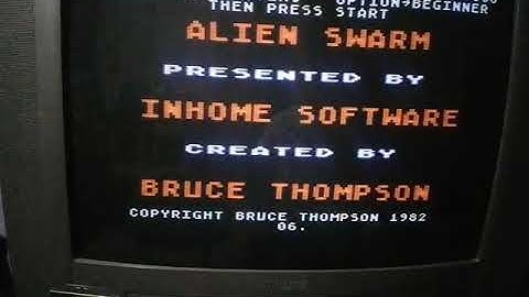 Alien Swarm [Beginner] V6 - Atari XE 8-bit