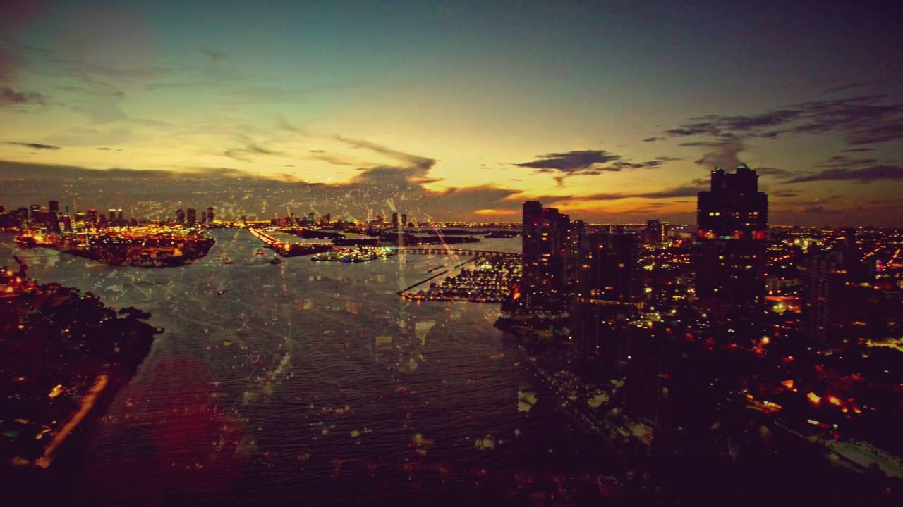 Miami Beach Sunset/Night  (South Beach)