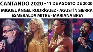 Singing 2020 - Program 11/08/20 - Miguel A. Rodríguez, Esmeralda Mitre, Mariana Brey and Agus Sierra