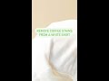 How to Remove Coffee Stains From a White Shirt #shorts