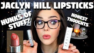 WHAT IS THAT? Removing The Chunk! Jaclyn Hill Lipstick Review & Try On! My Honest Opinion