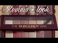 New Maybelline burgundy bar Review + Look