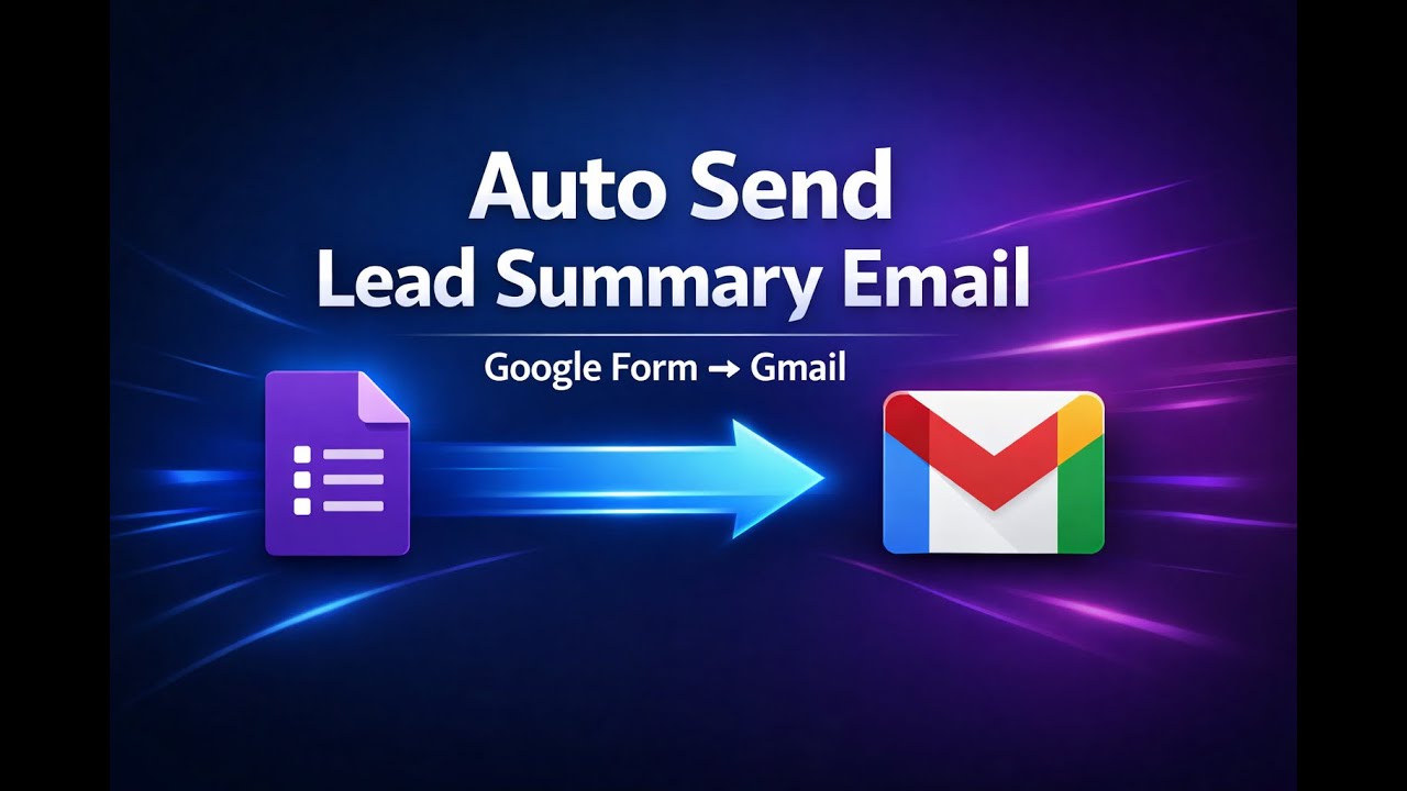 Auto Send Potential Lead Summary To Business Owners Via Gmail