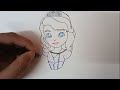 How to draw Princess Sofia | Drawing of Princess Sofia