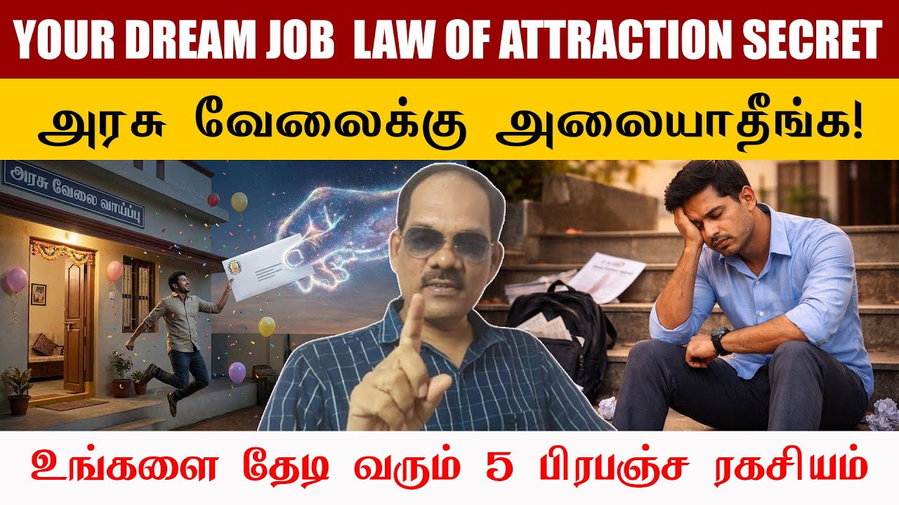 அரசு வேலைக்கு அலையாதீங்க! உங்களைத் தேடி வரவைக்கும் 5 பிரபஞ்ச ரகசியங்கள்! 🔥🌌 | Sirappu Siva