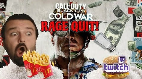 DSP Tries It: RAGE QUITS 3 Times On Black Ops Cold War Salty Anger Problems