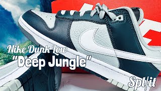 Nike Dunk Low 'Deep Jungle Split” Review / Legit Check/ Black Light