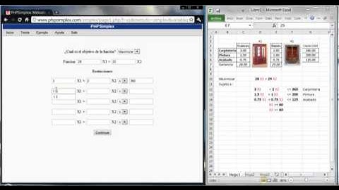 Metodo Simplex PHP avi