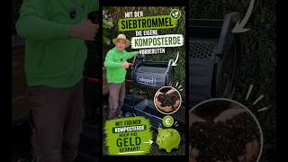 Mit der Siebtrommel und meinen eigenen Komposterde spare ich mir einiges an Geld beim Umtopfen#info
