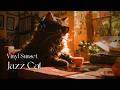 🕶️ 𝑽𝒊𝒏𝒚𝒍 𝑵𝒊𝒈𝒉𝒕 𝑱𝒂𝒛𝒛 𝑪𝒂𝒕 🎷 1940s Noir Ambience for Relaxing &amp; Study