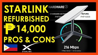 STARLINK REFURBISHED 14K PESOS NALANG! PROS AND CONS AFTER 1 YEAR