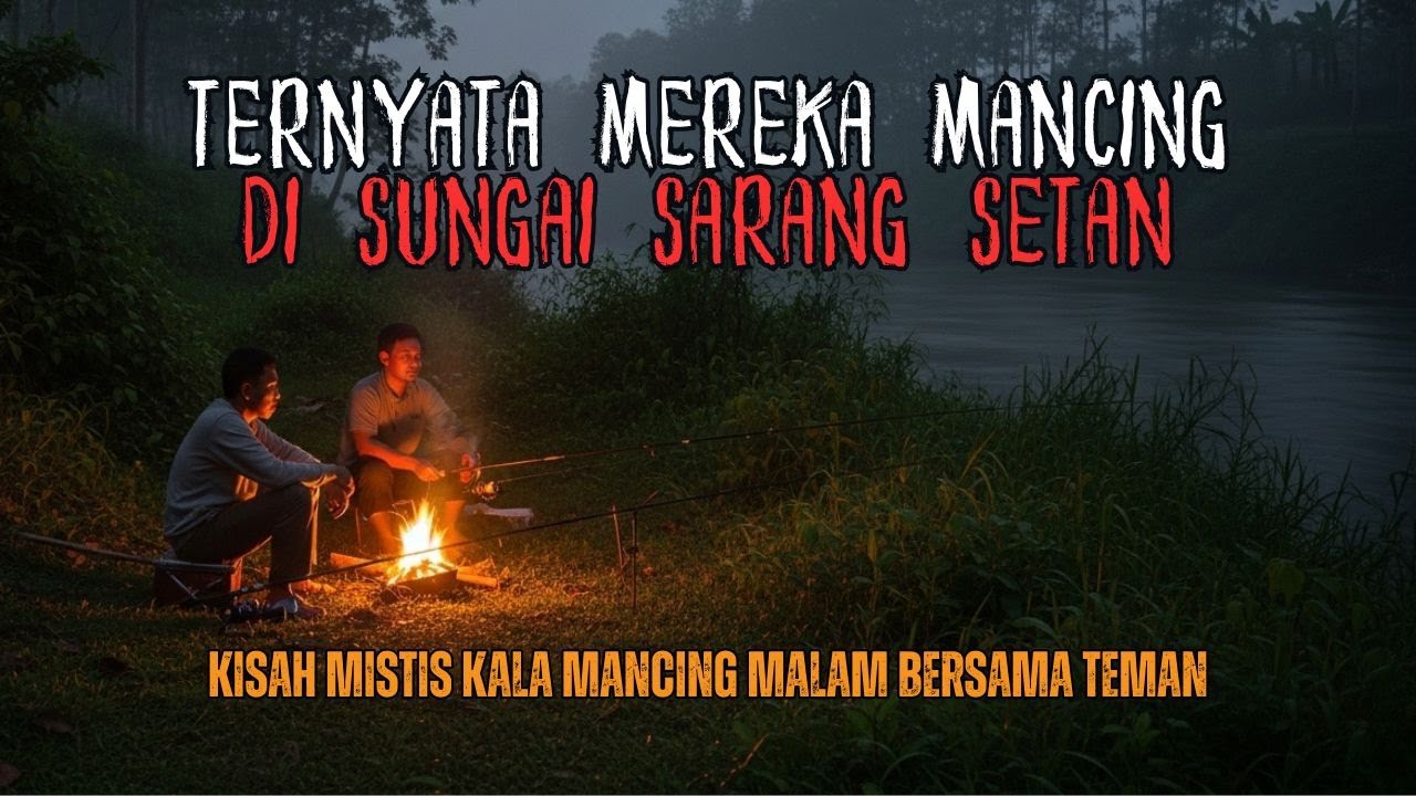MALAM YANG SERAM! KISAH DUA SAHABAT KALA MANCING DI SUNGAI SARANG HANTU
