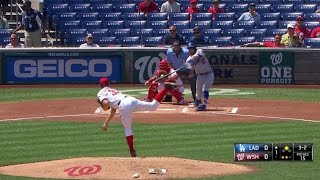 LAD@WSH: Turner rips a two-run homer in 1st
