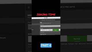 Minecraft me joking time part 4 #minecraft #gaming #settings #viral #real