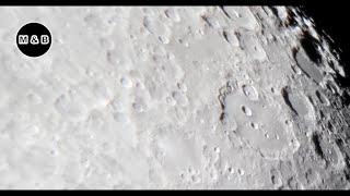 Video of Our Moon Through my Telescope - 4K