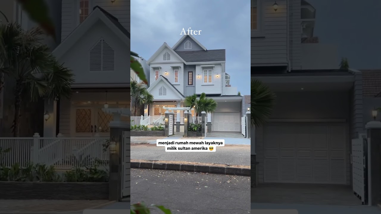 Gimana menurut kalian before-after dari renovasi rumah american farm house ini?