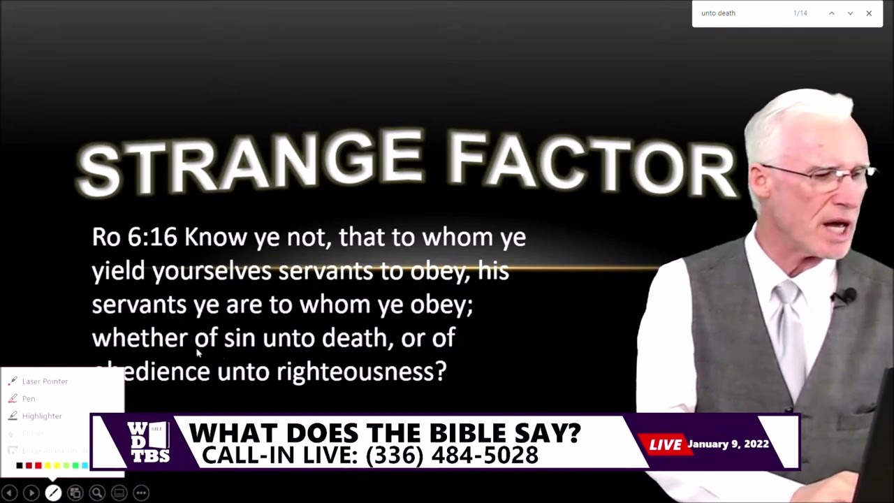 Джонни Робертсон объясняет «грех к смерти и грех не к смерти»