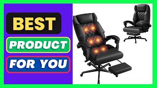 Furmax Massage Office Chair with Foot Rest 6 Points Vibration 400LBS Big