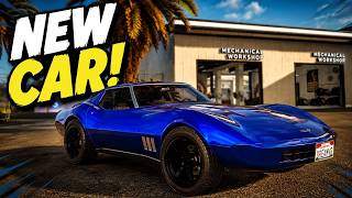 Car Dealer Simulator EP. 52 – Brand New 1970s Inspired Corvette Added And Our First B2B Contract! screenshot 1