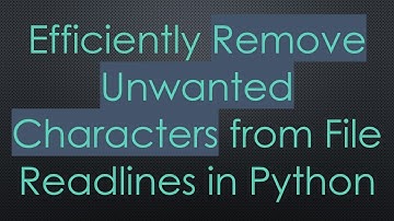 Efficiently Remove Unwanted Characters from File Readlines in Python