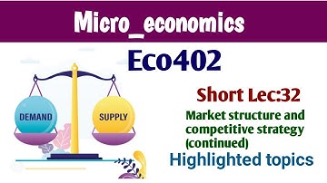 Eco402 short lecture:32 | Eco402 lesson:32 | learn with Mdm | best short lectures |