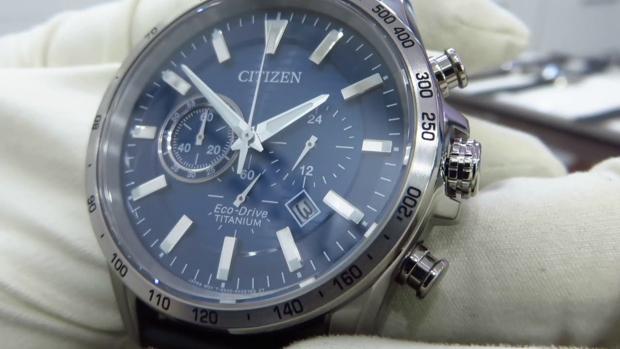 Citizen Eco Drive Titanium CA4440-16L - YouTube
