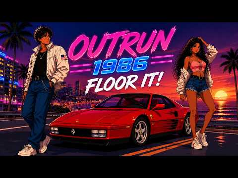 OutRun 1986 - Floor it ! | 80s Synthwave Retrowave Rock