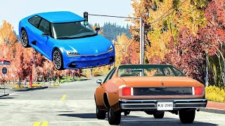 High-Speed Traffic Crashes #35 - BeamNG Drive [ YOUTUBE ]