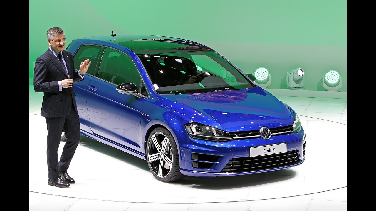 USA-Premiere of the new VW Golf R  - Press Conference NAIAS 2014