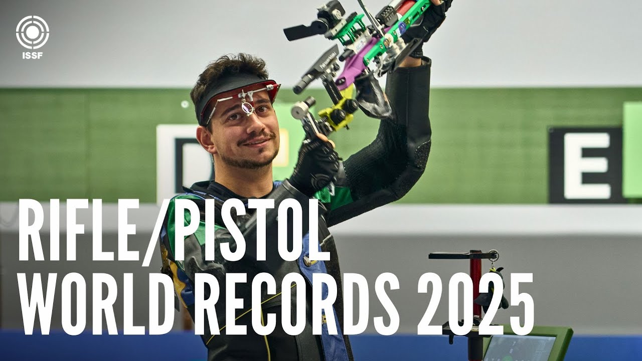 Все мировые рекорды по стрельбе из винтовки/пистолета 2025 года | ISSF
