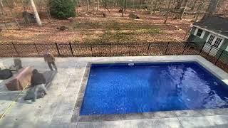 Folding a pool safety cover how to