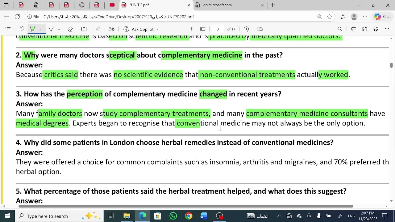 complementary medicine part 2