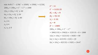Goal Programming  2