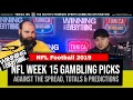 NFL Week 15 Picks 2019 - YouTube