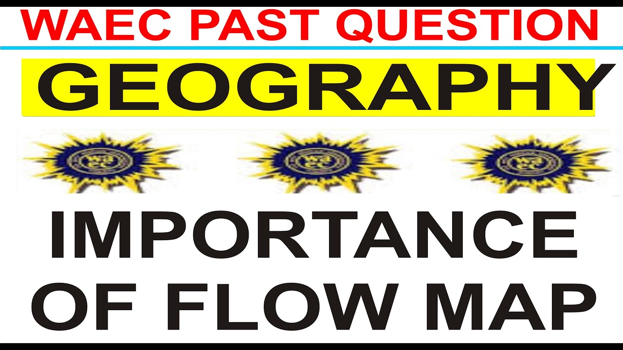 WAEC 2019 GEOGRAPHY OBJECTIVE PAST QUESTION 14 Importance of Flow Map YouTube