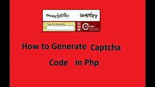 Generate Captcha Code  in Php Hindi/Urdu