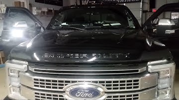 Superduty 2017-up Mirror Mod Kit featuring the AUTO FLASHER MODULE