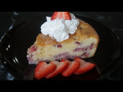 strawberry-french-cake