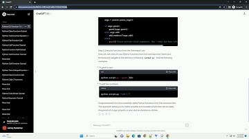 python call function from command line