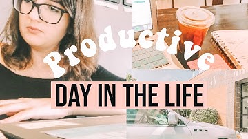 Productive Day in the Life | time blocking, planning, and more!