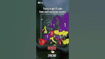 Trying to get 10 subs from each European country #subscribe #europe #map #geography