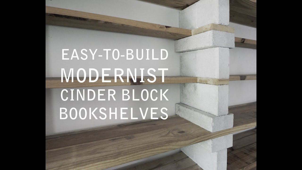Cinder Block Bookshelves, Shelving For Cinder Block Walls