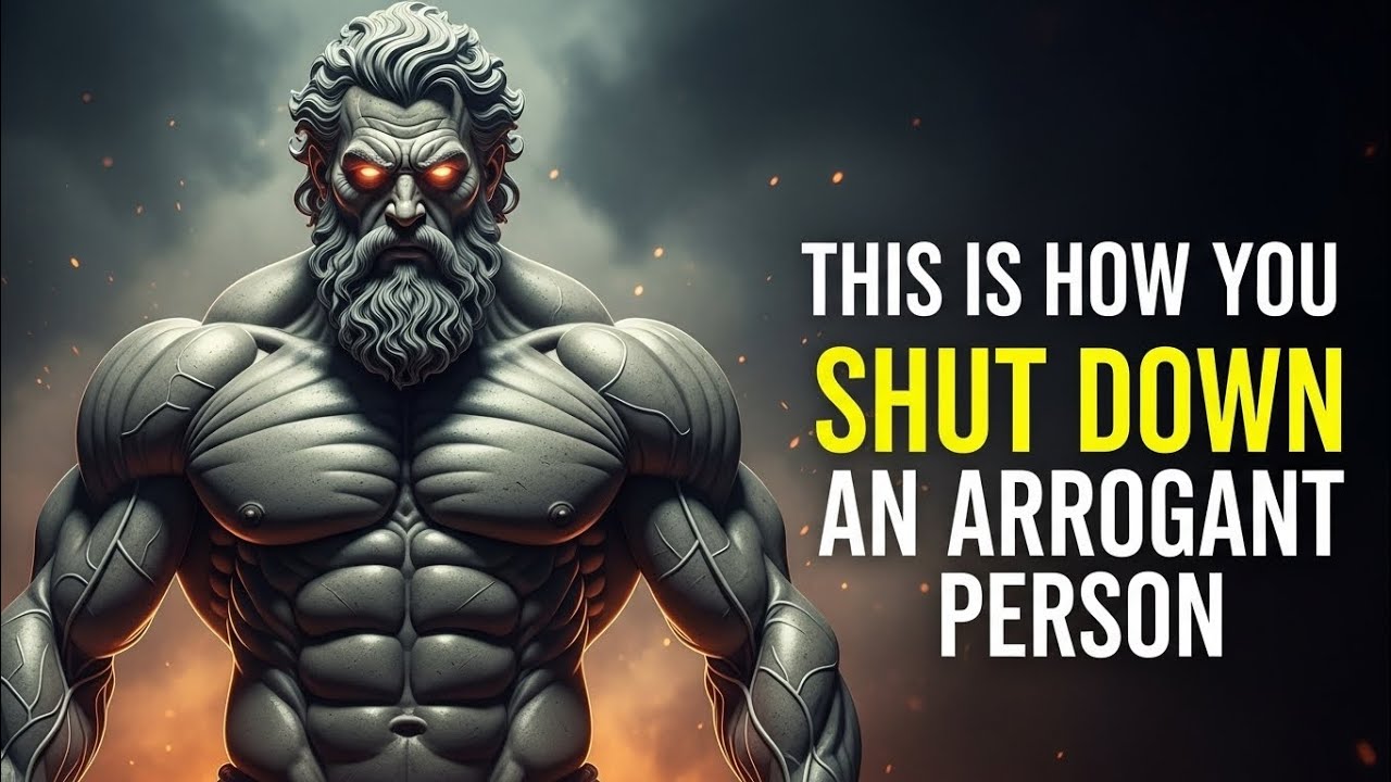 5 Powerful Phrases That Disarm Arrogant People | Stoicism | Stoic Lessons