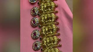 22k Gold Lakshmi Long Necklace | GN5504 Authentic Bottumala Temple Jewellery | Totaram Jewelers